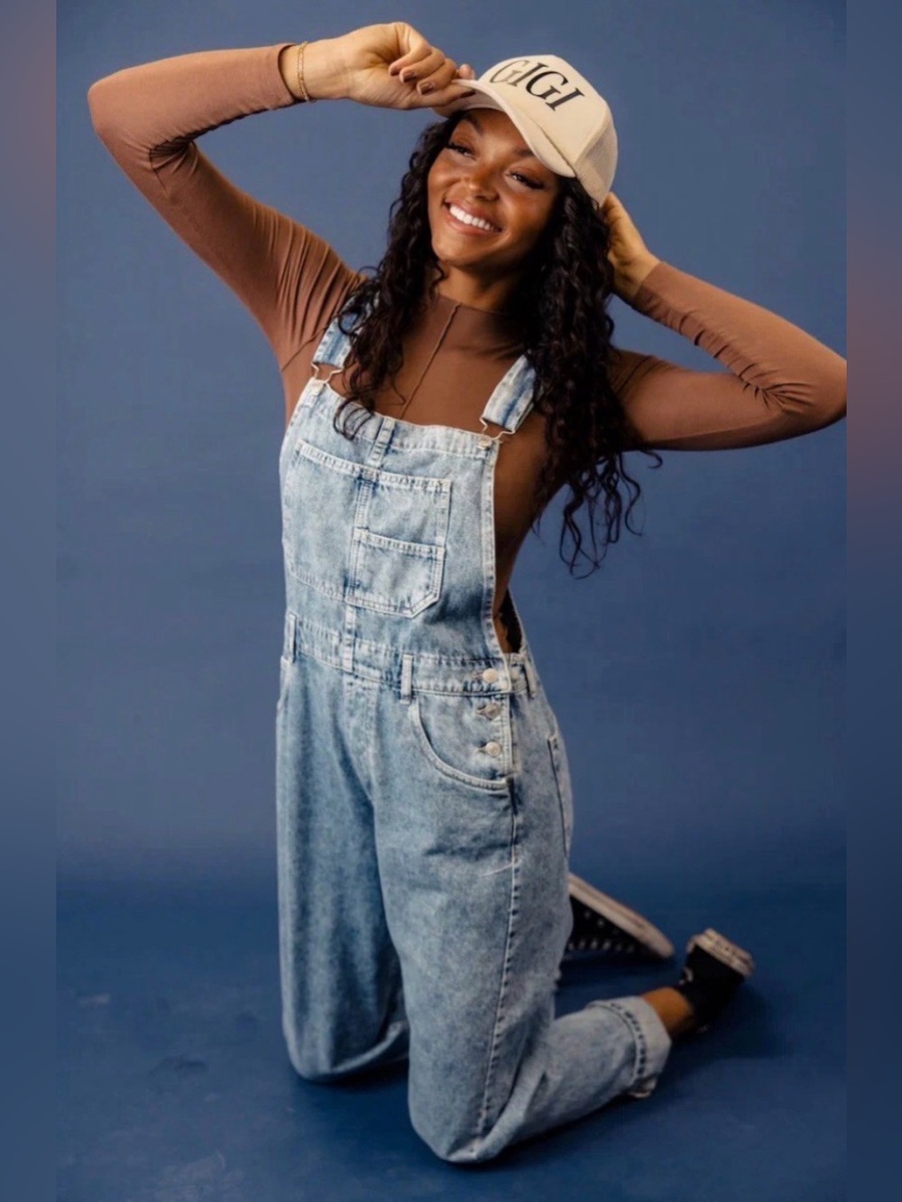 We the Free Ziggy Powder Blue Women's Overalls, size M